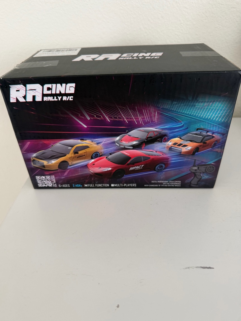 Kids Toy Car Set - Multi-Color Remote Control